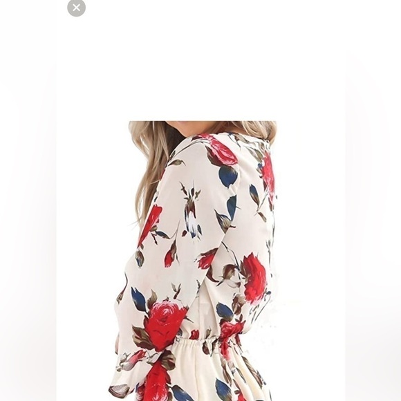 Floral romper playsuit jumpsuit - Picture 2 of 9